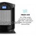 KLARSTEIN Grenoble 4-in-1 Air Purifier with HEPA Filter Switchable Ionizer Allergen  Odors  Smoke  Dust Remover Quiet Operation LCD Display Memory function Black - B07CC8727S